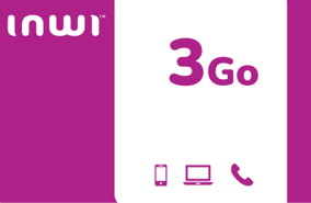 Recarga Internet Inwi Maroc 3Gb