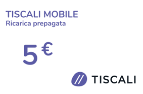 Recarga Tiscali Italia 5,00 €