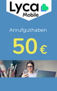 Recharge Lycamobile Allemagne 50,00 €