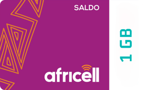 Recharge Internet Africell Gambie 1Go