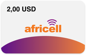 Aufladen Africell Demokratische Republik Kongo 2,00 $