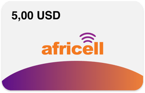 Aufladen Africell Demokratische Republik Kongo 5,00 $