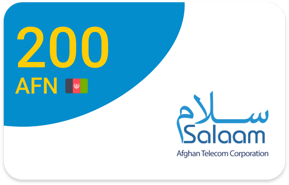 Top up Salaam Afghanistan AFN 200