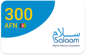 Top up Salaam Afghanistan AFN 300