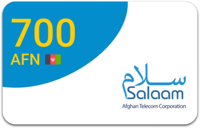Top up Salaam Afghanistan AFN 700