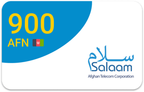 Top up Salaam Afghanistan AFN 900