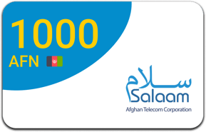 Top up Salaam Afghanistan AFN 1,000