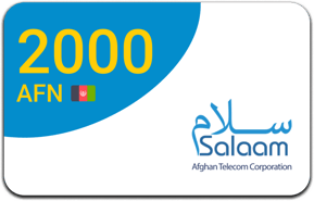 Top up Salaam Afghanistan AFN 2,000