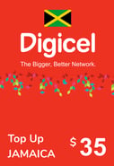 Top up Digicel Jamaica US$35.00