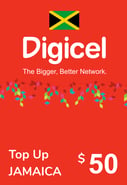 Recharge Digicel Jamaïque 50,00 $US