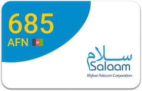 Top up Salaam Afghanistan AFN 685