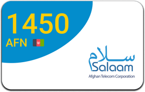 Top up Salaam Afghanistan AFN 1,450