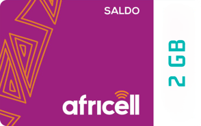 Top up Internet Africell Gambia 2GB