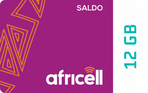 Top up Internet Africell Gambia 12GB