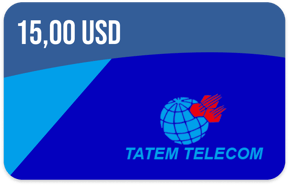 Top up Tatem Telecom Democratic Republic of Congo US$15.00