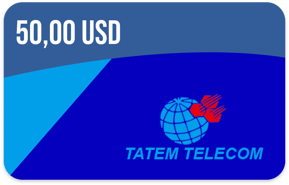 Top up Tatem Telecom Democratic Republic of Congo US$50.00