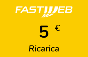 Ricarica  Fastweb Italia 5,00 €