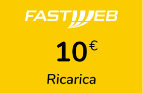 Recharge Fastweb Italie 10,00 €