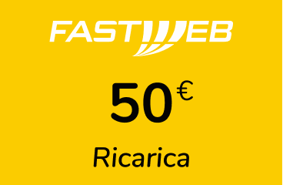 Top up Fastweb Italy €50.00
