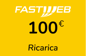 Top up Fastweb Italy €100.00