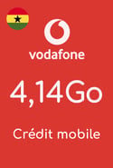 Ricarica Internet  Vodafone Ghana 21,50 GHS