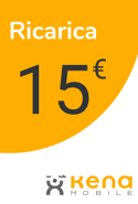 Recharge Kena Mobile Italie 15,00 €