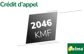 Ricarica  Telma Comore 2112 KMF