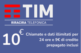 Ricarica Pacchetti  TIM Italia 10,00 €