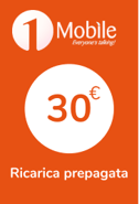 Ricarica  Uno Mobile Italia 30,00 €