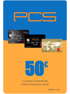 Top up PCS France €50.00