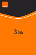 Top up Data Orange Cameroon 3 Gb