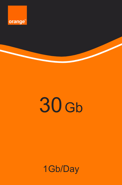 Top up Data Orange Cameroon 30 Gb