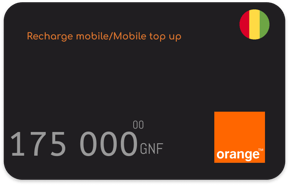 Recharge Orange Guinée 175 000 GNF