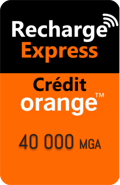 Recharge Orange Madagascar 40 000 MGA