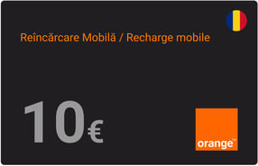 Ricarica  Orange Romania 10,00 €