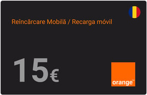 Recarga Orange Rumanía 15,00 €