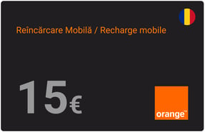 Ricarica  Orange Romania 15,00 €