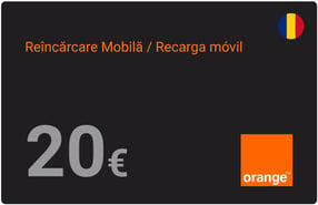 Recarga Orange Rumanía 20,00 €