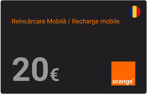 Ricarica  Orange Romania 20,00 €
