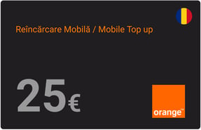 Top up Orange Romania €25.00
