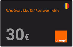 Ricarica  Orange Romania 30,00 €