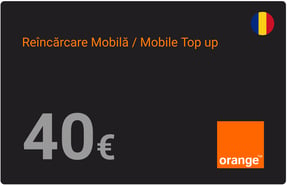 Top up Orange Romania €40.00