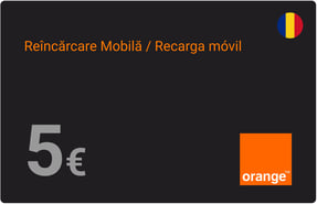Recarga Orange Rumanía 5,00 €