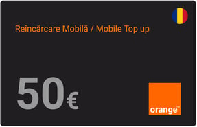 Top up Orange Romania €50.00