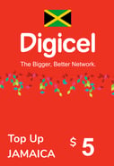 Top up Digicel Jamaica US$5.00