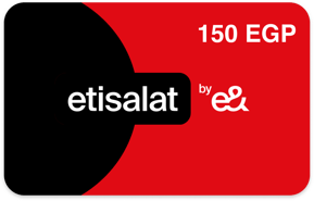 Top up Etisalat Egypt EGP 150.00