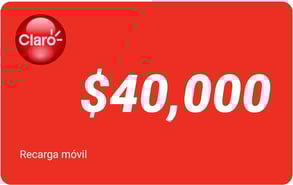 Recarga mòvil $40,000 Claro