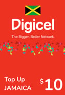 Ricarica  Digicel Giamaica 10,00 USD