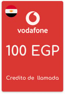 Recarga Vodafone Egipto 100 EGP