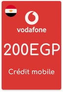 Recharge Vodafone Egypte  200 EGP